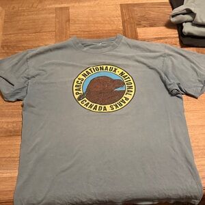 Vintage Gray National Parks Canada T-Shirt